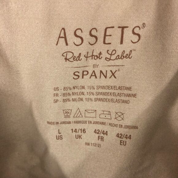 Assets Red Hot Label Spanx Full‎ Slip Nude Large - Picture 9 of 9
